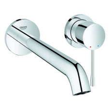 Grohe 2-Loch-Waschtisch-Wandbatterie Essence chrom Fertigmontage-Set Ausladung 230mm 29193001