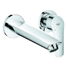 Grohe 2-Loch-Waschtisch-Wandbatterie Eurosmart chrom Fertigmontage-Set für 23571 Ausladung 209mm 29338003