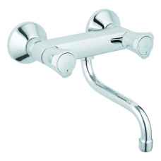 Grohe Costa 2-Griff-Spültischbatterie chrom DN15 Wandmontage 31187001