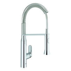 Grohe K7 Medium Einhebel-Spültischbatterie chrom mit Profibrause, Ausladung 234mm 31379000