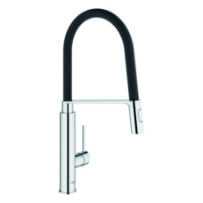 Grohe Concetto Einhebel-Spültischbatterie chrom ausziehbare Profibrause, Ausladung 235mm 31491000