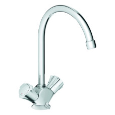 Grohe Costa 2-Griff-Spültischbatterie chrom Niederdruck 31930001