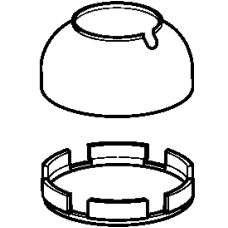 Hansa Abdeckkappe chrom 59906563