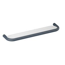 HEWI Ablage Serie 801, matt, mit Platte aus Kunststoff, 600mm breit, 28mm hoch, 140mm tief, anthrazitgrau 801.03B100 92