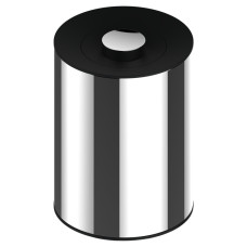 Keuco Abfallbehälter Universalartikel Edelstahl/schwarzgrau 04989070037