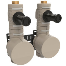 Kemper DUO-PLUS Absperr-Wasserzähler-Kombination RG, G2 Multi-Wasserzähler-Gehäuse, IG, 153mm, DN20 8672702000