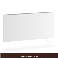 Kermi Heizkörper x-therm +e Plan horizontal Typ 21 H: 60 L: 100cm Braun Metallic, mit Stecker, 1500 Watt P1E21060100M304H4K