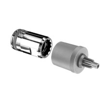 Schell Adapter QUICK Stecktechnik Schaftlänge 35, 1/2'', ASAG, chrom 007000699