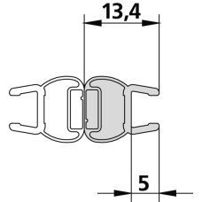 Kermi 2x Dichtleiste für LI T50 / T55LI ORD 2539357