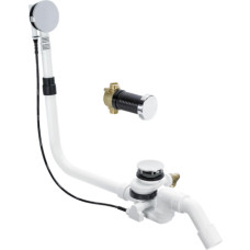Viega Ab-und Überlauf Multiplex Trio F 6145.5 in 725mmxDN40/50 verchromt 675462