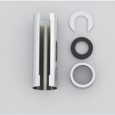 Zehnder Abdeckteile für E-Heizpatrone WIVAR Set, verchromt 889308