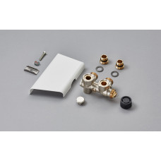 Zehnder Anschluss-Armatur Sonderlackierung Blende kurz, Sonderfarbe 976029