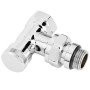 Danfoss Rücklaufverschraubung RLV-CX 15 R 1/2'', Eck, verchromt 003L0273