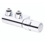 Danfoss Anschlussarmatur VHX Duo Set 1/2'' Eck chrom 013G4279