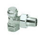Heimeier Regulux Verschraubung 3/8'' Eck DN10, mit Entleerung 0351-01.000
