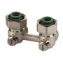 Buderus Hahnblock HBE 3/4'' Eck für Zweirohrbetrieb 7738317847