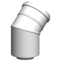 Atec 45 Grad-Bogen DN100/150 2415