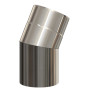 Atec 30 Grad-Bogen DN80/125 Edelstahl blank 701714