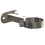 Atec Wandabstandhalter DN80/125, 50-150mm Edelstahl blank 701744