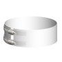 Atec Klemmband DN60/100 Edelstahl weiß 710740