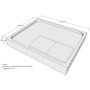 Belli Duschwannenträger für Flat E 90x75 SD94076