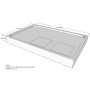 Belli Duschwannenträger für Flat E 120x80 SD94111