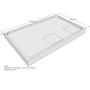 Belli Duschwannenträger für Flat E 140x90 SD94114