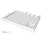 Belli Duschwannenträger für Tia E 150x100 SD94241