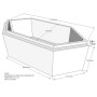 Belli Badewannenträger für Carina SW 84093 V