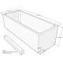 Belli Badewannenträger für Korana 170x70cm SW84266