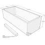Belli Badewannenträger für Korana 180x80cm SW84277
