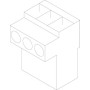 Bosch Anschlussklemme 3-polig grau LP # 54912647