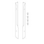 Bosch Abdeckblech seitlich links und rechts Installationszubehör SF 10 7738112130