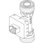Bosch Sensor Durchfluss 2-40 inkl. Dichtung 87186636050