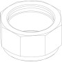 Bosch Klemmring Überwurfmutter 3/4'' # 87377070190