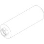 Bosch Metallwellschlauch DN25 Lg850 schwarz 8738804070