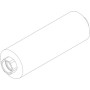 Bosch Metallwellschlauch DN25 Lg750 schw 8738804071