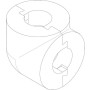 Bosch Wärmeschutz Winkel G1 x G1 schwarz 8738804072