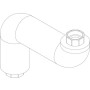 Bosch Anschlussrohr VK DN25 G1 1/4 V2 # 8738804080