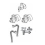 Buderus AS7-UP Anschluss-Set 7, Unterputz GU-BS, Siphon, HU, U-Flex, Speicher unten 7736613435