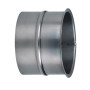 Buderus Abgasrohr-Wandfutter Stahl d: 130 x 1mm einfach, unbeschichtet 7738332416