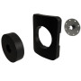 Buderus E-Heizer Anschluß Set 500-1000 schwarz, Handlochdeckel für Speicher 8732902340