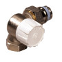 Flamco Thermostatventil Winkeleck links DN15 mit Voreinstellung, Rp1/2 x G1/2a, M30x1,5 F34015