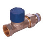 Flamco Thermostatventil Durchgang DN15 erweiterter Kv, Rp1/2 x G1/2a, M30x1,5 F34020