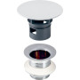 Geberit Ablaufventil mit freiem Auslauf 1 1/4'' x 80mm, hochglanz verchromt 152.080.21.1