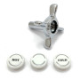 Hansgrohe Axor Montreux Griff 2-Griff Wannenmischer, chrom 16597000