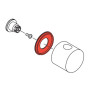 Hansgrohe Axor Uno Griff kalt/warm, chrom 38092000