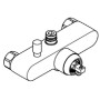 Hansgrohe Funktionsblock komplett Showerpipe Einhebel ohne Griff chrom 92453000