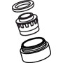 Hansgrohe Luftsprudler Axor Uno Piccolo Wannenmischer Aufputz M24x1-B, chrom 97356000