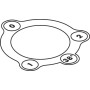 Hansgrohe Aufkleber 2-Loch Wannenrand Thermostat 97791000